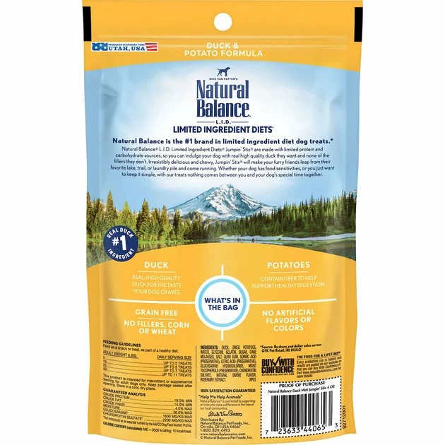 Promo 🎁 Natural Balance Limited Ingredient Diets Mini Jumpin’ Stix Duck & Potato Formula 🦮 Dog Treats 🧨 2 Promo 🎁 Natural Balance Limited Ingredient Diets Mini Jumpin’ Stix Duck & Potato Formula 🦮 Dog Treats 🧨 - Image 2