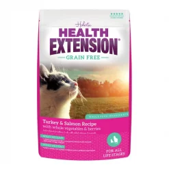 New 🛒 Health Extension Grain-Free Turkey & Salmon Recipe Dry Cat Food ✔️