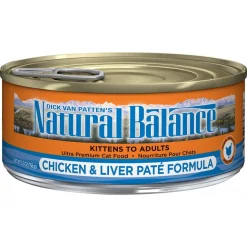 Budget 🎁 Natural Balance Ultra Premium Chicken & Liver Pate Formula Canned Cat Food ✔️