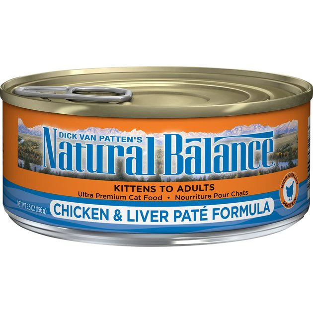 Budget 🎁 Natural Balance Ultra Premium Chicken & Liver Pate Formula Canned Cat Food ✔️ 1 Budget 🎁 Natural Balance Ultra Premium Chicken & Liver Pate Formula Canned Cat Food ✔️