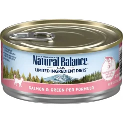 Wholesale π Natural Balance L.I.D. Limited Ingredient Diets Salmon & Green Pea Formula Grain-Free Canned Cat Food π₯°