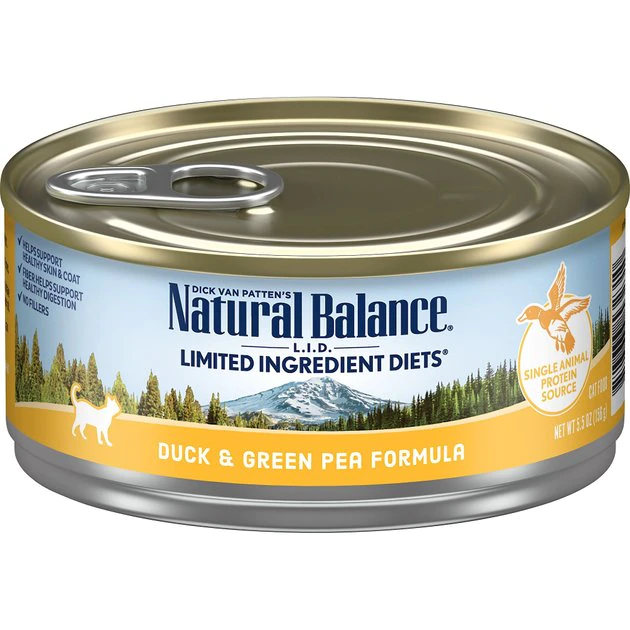 Hot Sale 😀 Natural Balance L.I.D. Limited Ingredient Diets Duck & Green Pea Formula Grain-Free Canned Cat Food ⌛ 1 Hot Sale 😀 Natural Balance L.I.D. Limited Ingredient Diets Duck & Green Pea Formula Grain-Free Canned Cat Food ⌛
