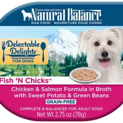 Best deal 👏 Natural Balance Delectable Delights Fish 'N Chicks Grain-Free Wet 🦮 Dog Food 🔔
