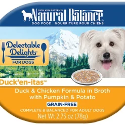 Flash Sale 💯 Natural Balance Delectable Delights Duck'en-itas Grain-Free Wet 🐕 Dog Food ❤️
