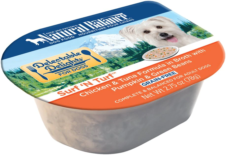 Buy โจ Natural Balance Delectable Delights Surf 'N Turf Grain-Free Wet ๐ Dog Food ๐ฏ 2 Buy โจ Natural Balance Delectable Delights Surf 'N Turf Grain-Free Wet ๐ Dog Food ๐ฏ - Image 2
